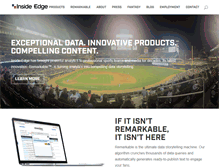 Tablet Screenshot of inside-edge.com